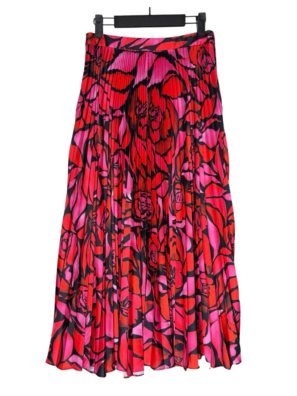 MILLY Otha Printed Pleated Skirt